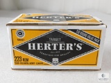 150 Rounds Herter's .223 REM 55 Grain FMJ Ammo 3240 FPS