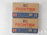 40 Rounds Frontier Cartridge 223 REM 55 Grain FMJ