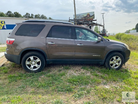 2009 GMC Acadia Multipurpose Vehicle (MPV), VIN # 1GKER33D69J165607