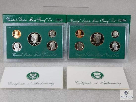 1995 and 1996 US Mint Proof Coin Sets