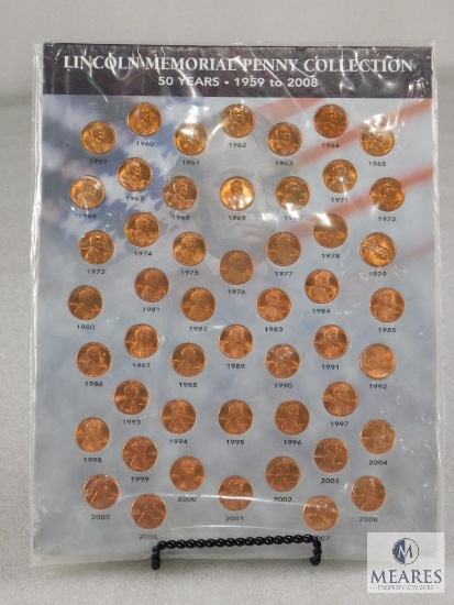 Complete Lincoln Memorial Penny Collection: 1959 to 2008