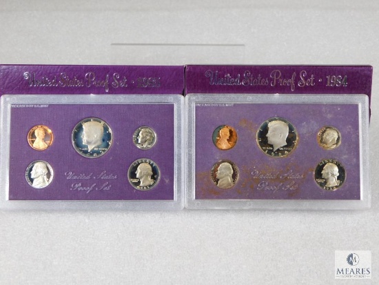 1984 and 1985 US Mint Proof Coin Sets