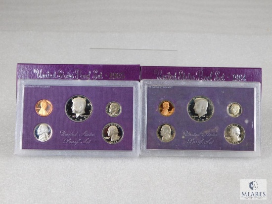 1984 and 1985 US Mint Proof Coin Sets