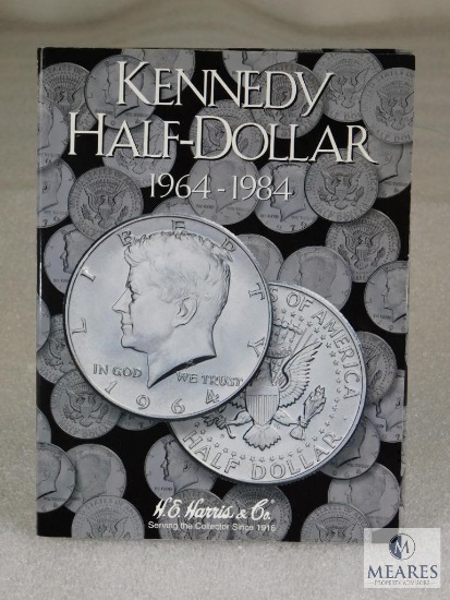 Incomplete Kennedy Half Dollar Collector Book