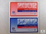 2002 US Mint UNC Coin Sets - P&D