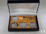 Four-Coin Morgan Silver Dollar Collection