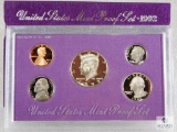 1992 US Mint Proof Coin Set