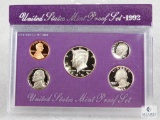 1992 US Mint Proof Coin Set