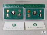 1995 and 1996 US Mint Proof Coin Sets