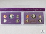 1984 and 1985 US Mint Proof Coin Sets