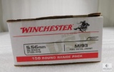 150 Round Range Pack Winchester 5.56mm 55 Grain M193 FMJ Ammo