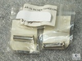 Lot of (3) Silver Tone AR Takedown Pins