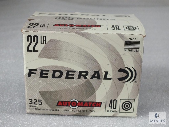 325 Rounds Federal .22 Long Rifle Ammo. 40 Grain