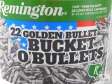 1400 Rounds Remington .22 LR Ammo Bucket Of Bullets Golden Bullet Hollow Point