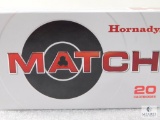 20 Rounds Hornady 6.5 Creedmoor Ammo. 140 Grain ELD