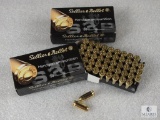 100 Rounds Sellier & Bellot .380 ACP Ammo. 92 Grain FMJ