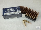 50 ROunds Fiocchi .223 Remington Ammo. 55 Grain FMJBT