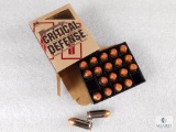 20 Rounds Hornady Critical Defense .45 ACP Ammo. 185 Grain FTX