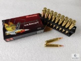 20 Rounds Hornady Varmint Express .204 Ruger Ammo. 40 Grain V-Max