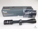 New Sig Sauer Whiskey 3 3-9x40mm Rifle Scope With Matte Finish And Duplex Reticle