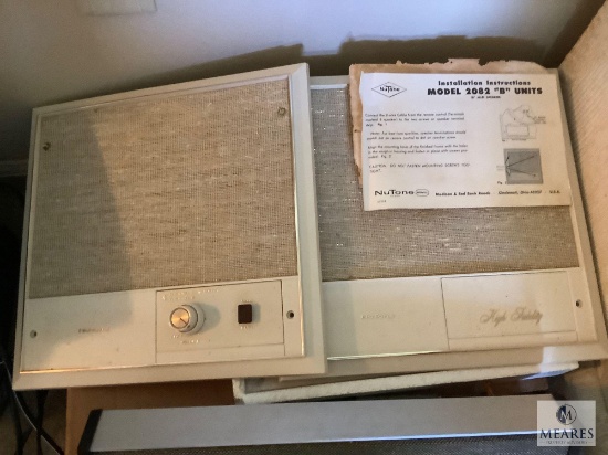 Vintage NuTone and Miami Carey Units with VCRs