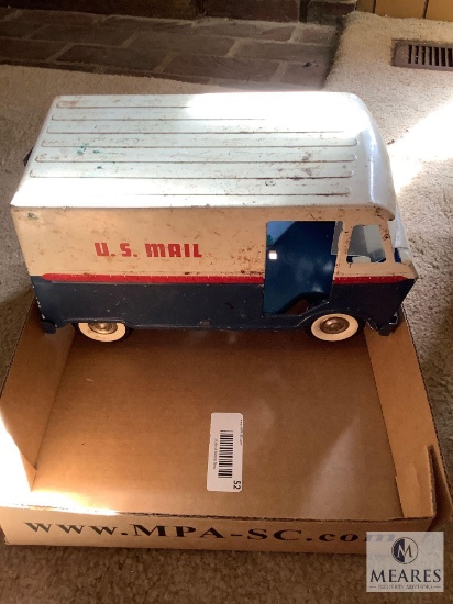 1960's Vintage Pressed Steel U.S. Mail Delivery Truck by STRUCTO