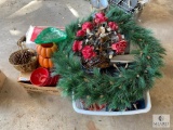 Large Lot of Christmas Decorations and Holiday Decorations
