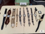 Mixed Lot of 13 Wristwatches