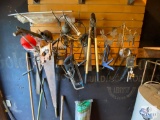 Contents of Left Wall of the Tool Room