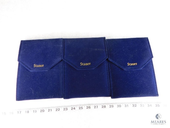 Lot Of Three Stauer Jewelry Cases.