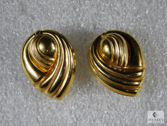 14K BREV UnoAerre Italy Earrings