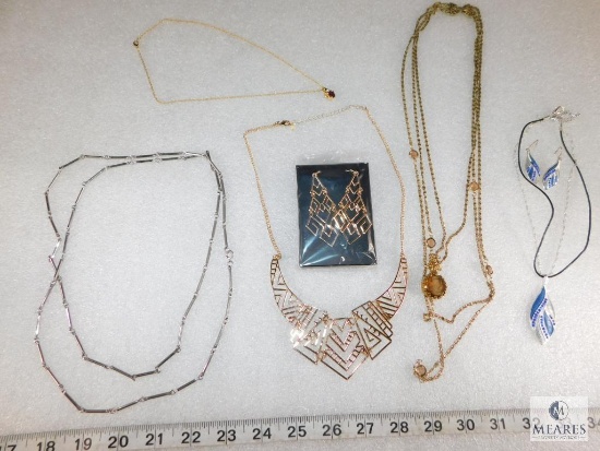 Vintage Fashion Necklaces and Earrings.