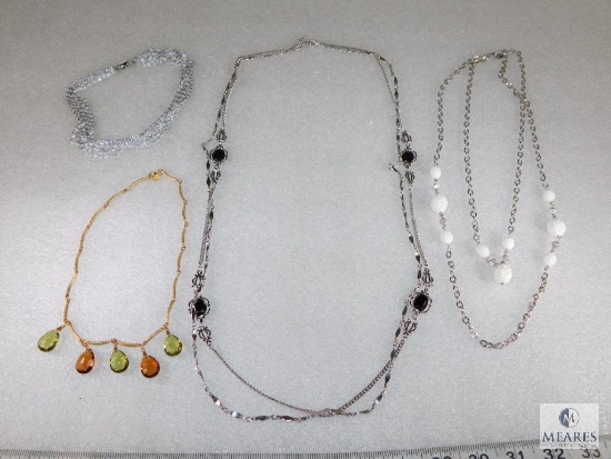Lot of Four Sarah Coventry Vintage Necklaces.