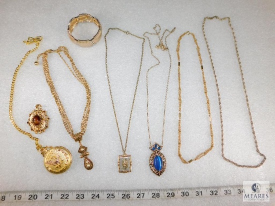 Gold Stone Fashion Jewelry Lot