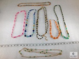 Vintage Fashion Jewelry Lot with Necklaces.