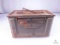 Vintage Metal Ammo Can (does show some rust)