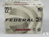 325 Rounds Federal .22LR 40 Grain AutoMatch Ammo
