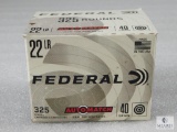 325 Rounds Federal .22LR 40 Grain AutoMatch Ammo