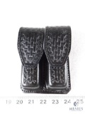 New Leather Double Stack Dual Magazine Holster