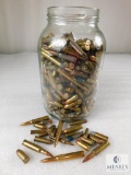Gallon Glass Jar full of Assorted Ammo - 23 lbs Worth includes .357 Mag, .32 H&R, .45 Auto and more