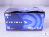 800 Rounds Federal .22 Long Rifle Ammo.