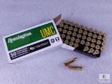 50 Rounds Remington UMC .38 Special Ammo. 130 Grain FMJ