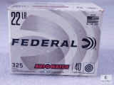 325 Rounds Federal Automatch .22 Long Rifle Ammo. 40 Grain