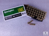 50 Rounds Remington UMC .38 Special Ammo. 130 Grain FMJ
