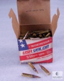 125 Rounds Winchester 5.56 M855 Green Tip Ammo. 62 Grain 3060FPS