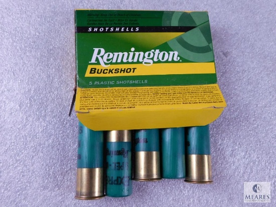 Five Shotshells Remington 12 Gauge 2 3/4"