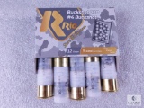Five GAME Cartridges Rio 12 Gauge Buckshot 21P #4 Buckshot 2 3/4