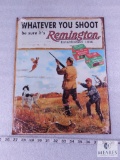 Vintage Look Whatever You Shoot be sure it's Remington Established 1816 Tin Sign