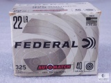 325 Rounds Federal 22LR AutoMatch 40 Grain Target