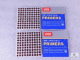 200 Count CCI No.200 Large Rifle Primers (2 boxes of 100 each)